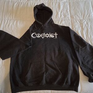 Black Graphic Hoodie